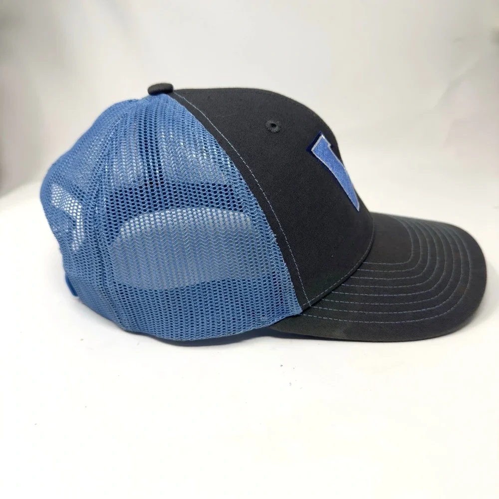 Letter W Snapback Mesh Back Trucker Hat‎ Gray One Size Richardson